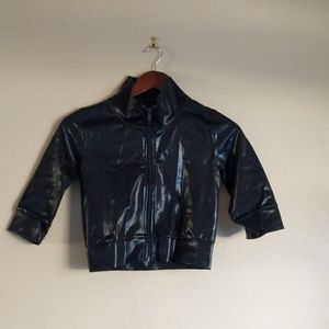 Balera Crop Jacket Short Sleeve S Black Metallic